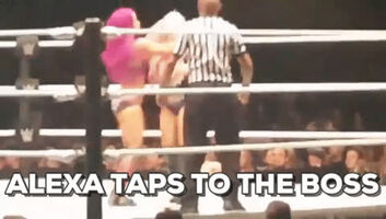 Alexa does the job at a house show and taps to the Boss