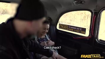 Fake taxi Freya Dee has her tight pussy banged in a broken taxi
