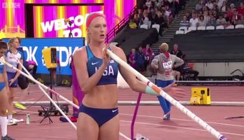 US pole vaulter Sandi Morris
