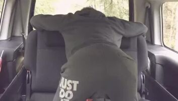 Perfect Butt Fingered In A Car