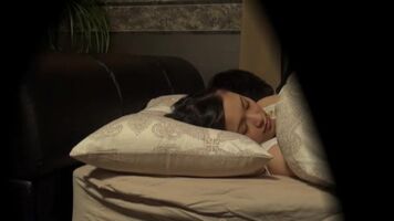 - Aki Sasaki - Frustrated Wife Gets A Night Visit Right Beside Her Sleeping Husband
