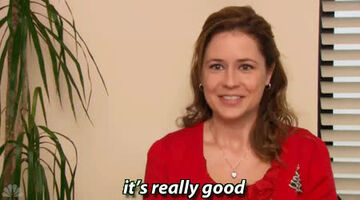 Can’t stop watching The Office because of incredibly beautiful desirable goddess Jenna Fischer. Being both insanely hot & adorably cute. Probably being fully aware of how badly guys want to bang her. Hoping that she would betray her adored husband & get herself immorally fucked by them.