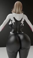 Thicc Spidergirl Gwen Shaking Her Booty