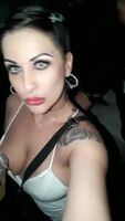 In a nightclub, a sexy beauty with full lips takes a selfie video and demonstrates that she is without panties! amateur