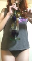 Bong rip, panty peel, and tits all in one! 🍁😜