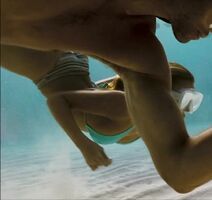 Jessica Alba's ass looks amazing even underwater. Movie: Into The Blue