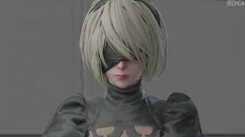 2B playing with a dick