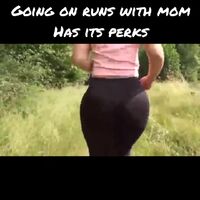 Fucking mom in the woods