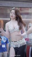 Belly dancer has some massive jiggles!