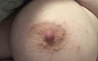 Perky nipple due to it being reezing outside. Had to play with it!