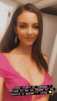 Victoria Justice straight up showing off her tits. That close up...