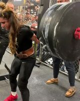 Stefi Cohen - 225KG/495LBS for a 11lbs unofficial ALL TIME world record squat in the 123lbs weight class.