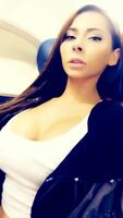 Tits out on the plane
