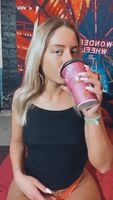 Happy girl ❤️ went to my fav coffee spot