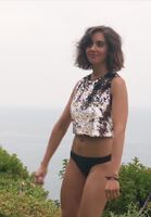 Alison Brie’s breaking out some moves behind the scenes of a shoot