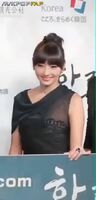 Han Chae Young #02 Proudly posing & showing off her legendary tits size for the press in 2010